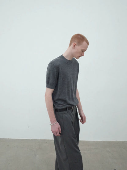 MERINO CREW NECK T-SHIRT