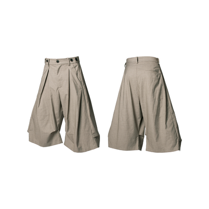 ELEGANT DRAPED PLEATED PANTS