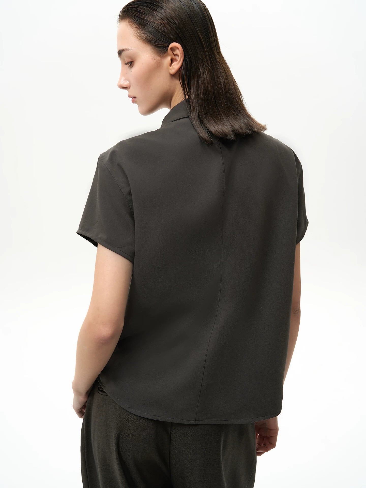 DECONSTRUCTED PLEATED SHIRT