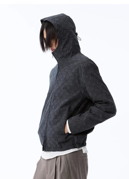 DECONSTRUCTED COATED OUTDOOR JACKET