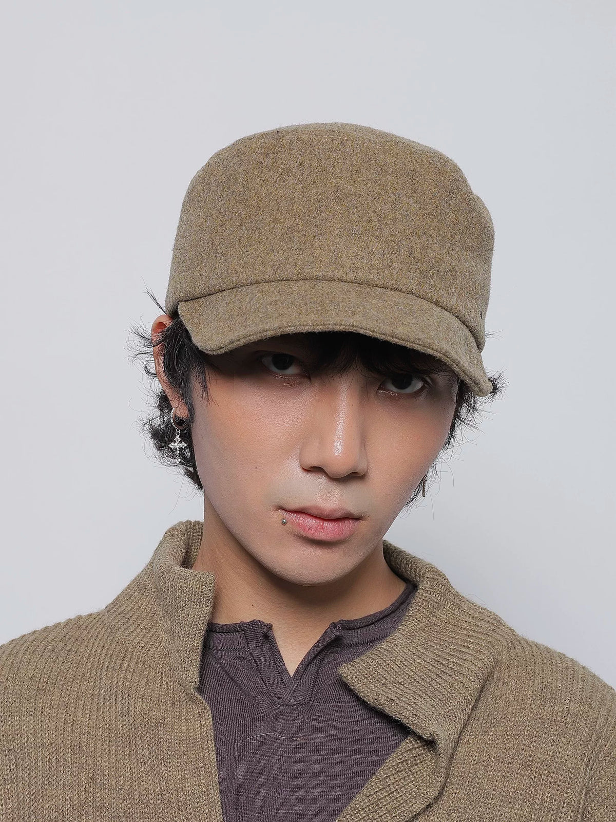 WOOL FLAT TOP CAP 4