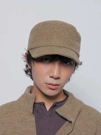 WOOL FLAT TOP CAP 4