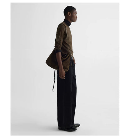 LINE JACQUARD LONG SLEEVE KNIT