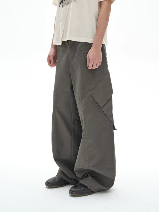 WASHED CARGO WORK PANTS