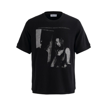LIGHT ROCK PRINT T-SHIRT