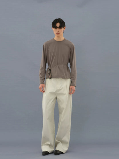 ROLLED  LONG SLEEVE T-SHIRT