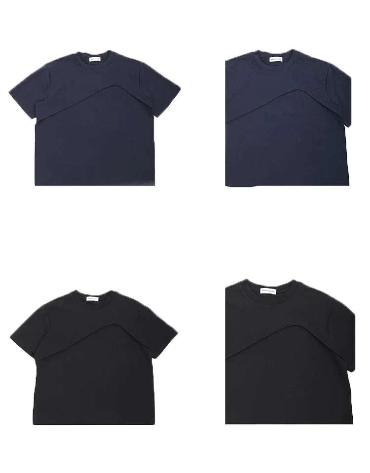 CURVED LINE T-SHIRT