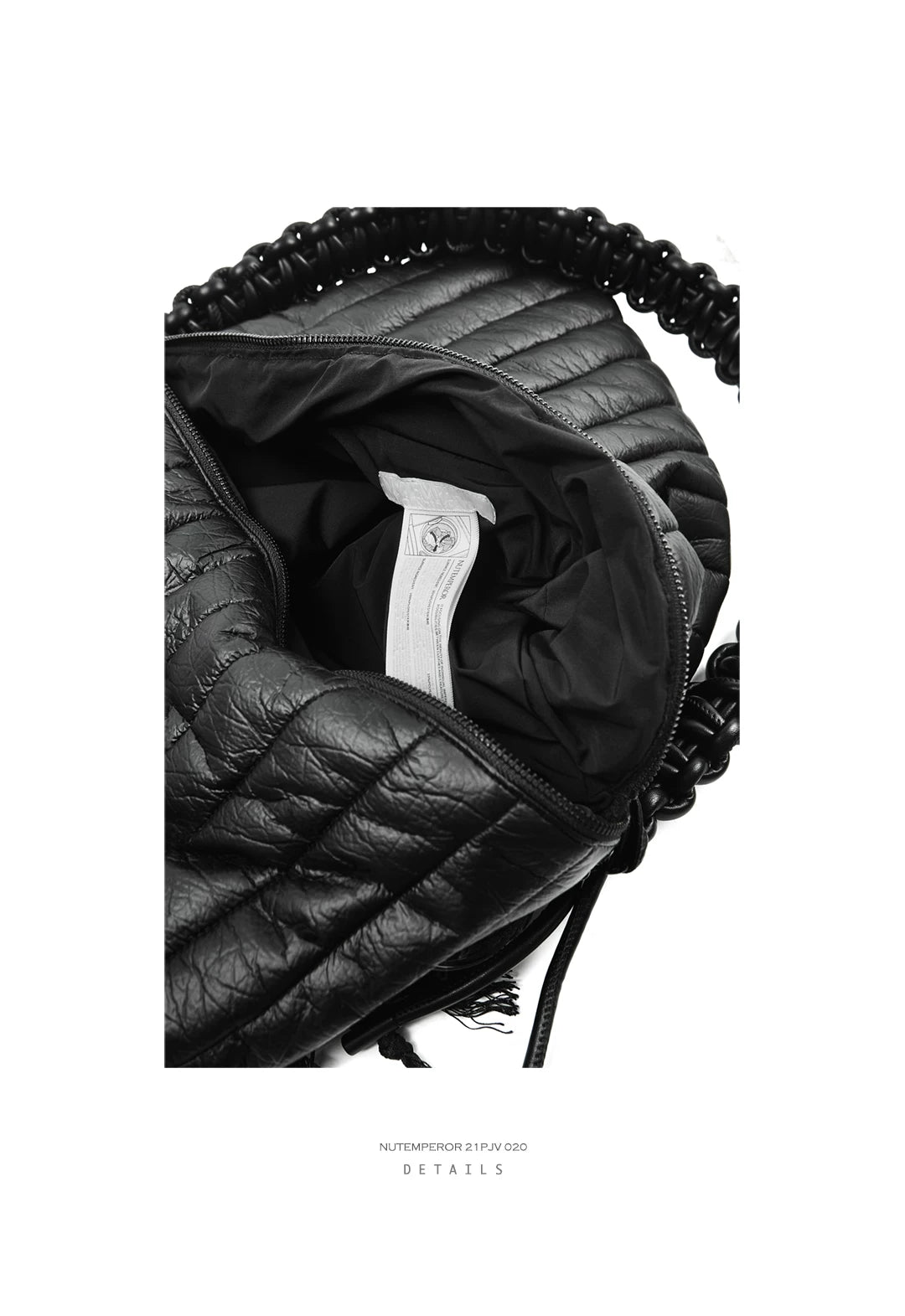 FAUX LEATHER CROSSBODY LAPTOP BAG