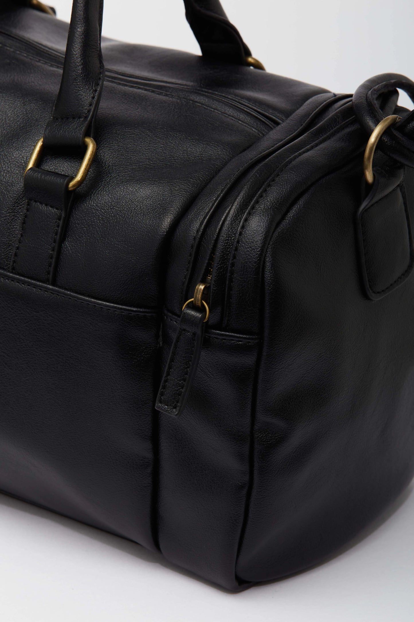 RETRO LEATHER MINI BOSTON
