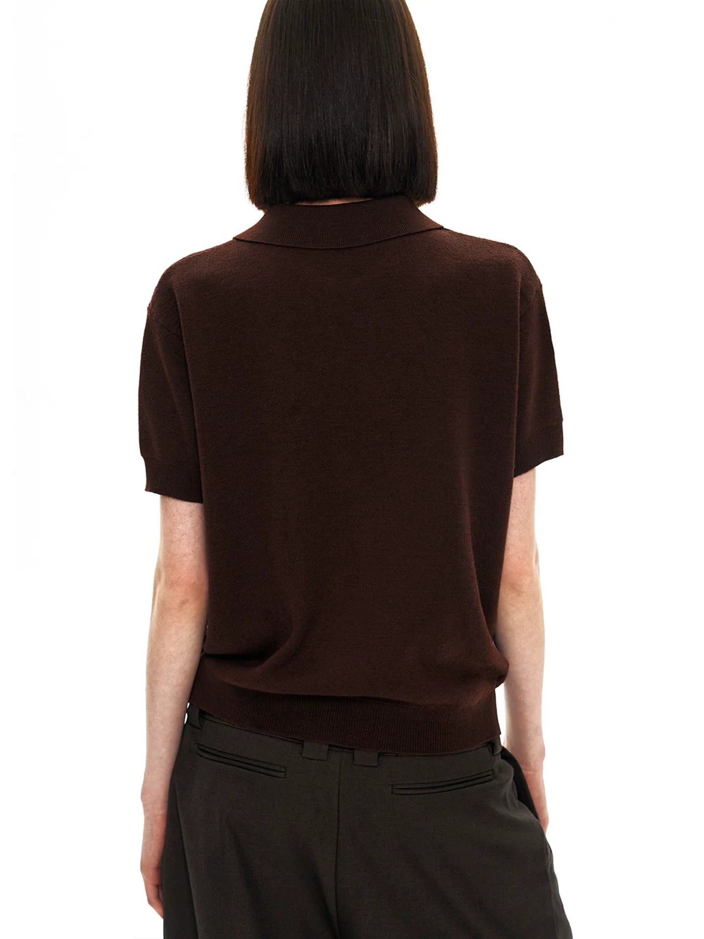 GEOMETRIC POLO TEE