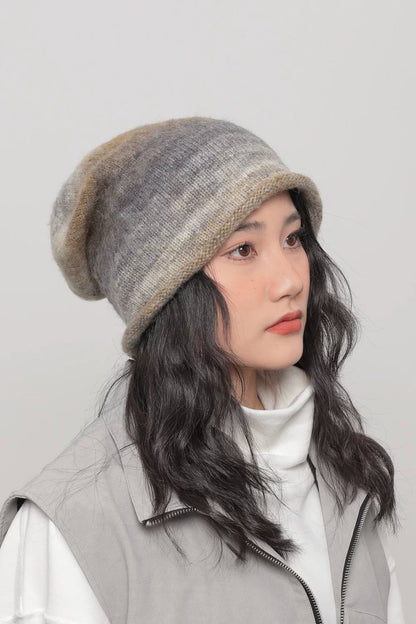 GRADIENT SLOUCH KNIT CAP 11