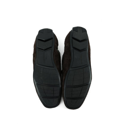 WOVEN SUEDE RACING SHOES ブラウン