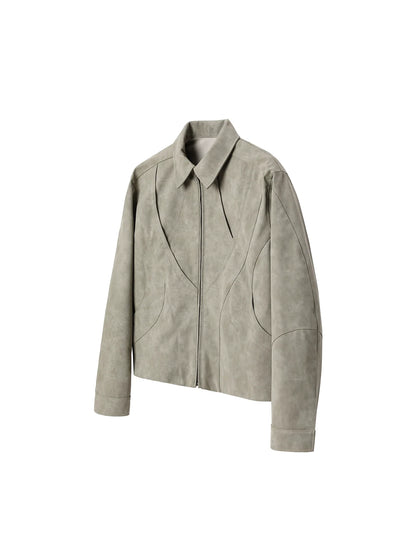 3D MACHETE LEATHER JACKET