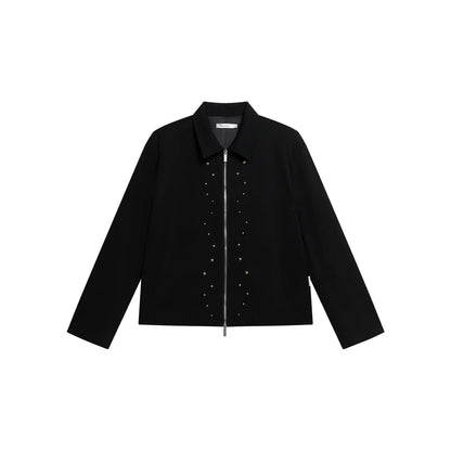 SNAP ZIPPERED JACKET