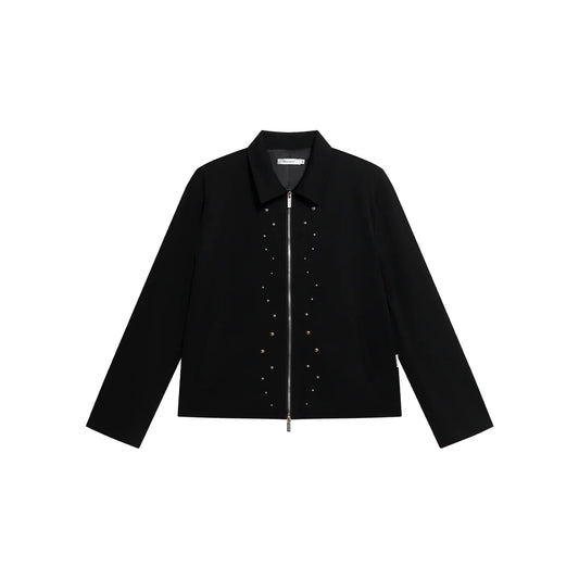 SNAP ZIPPERED JACKET