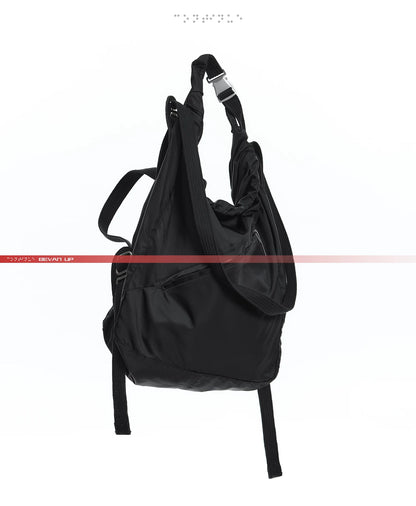 MAGNETIC NYLON COMMUTER TOTE