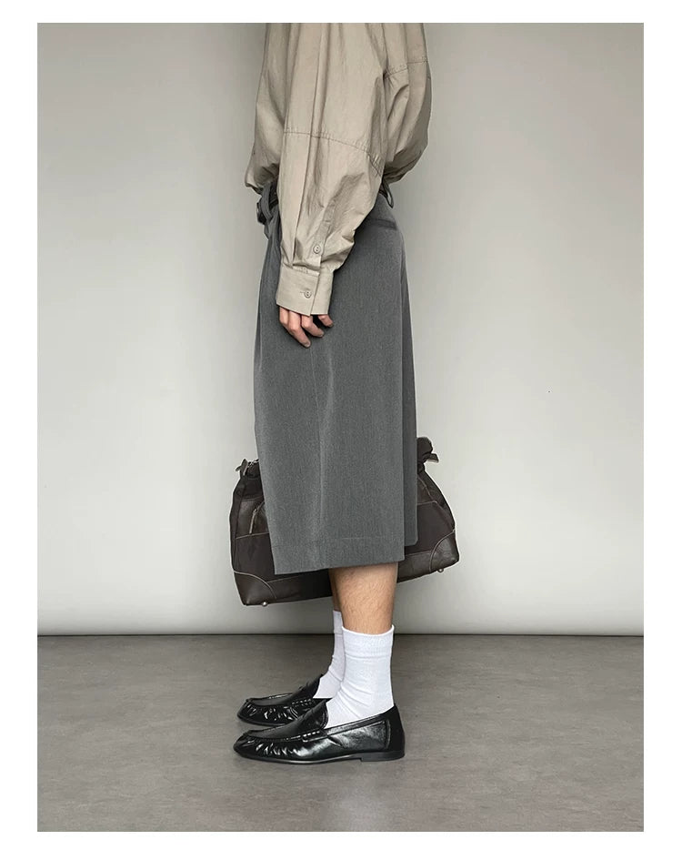 PLEATED CASUAL JORTS