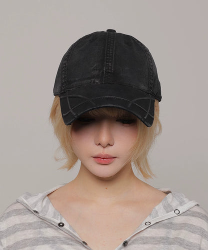 SCULPTED BRIM WASHED CAP 9