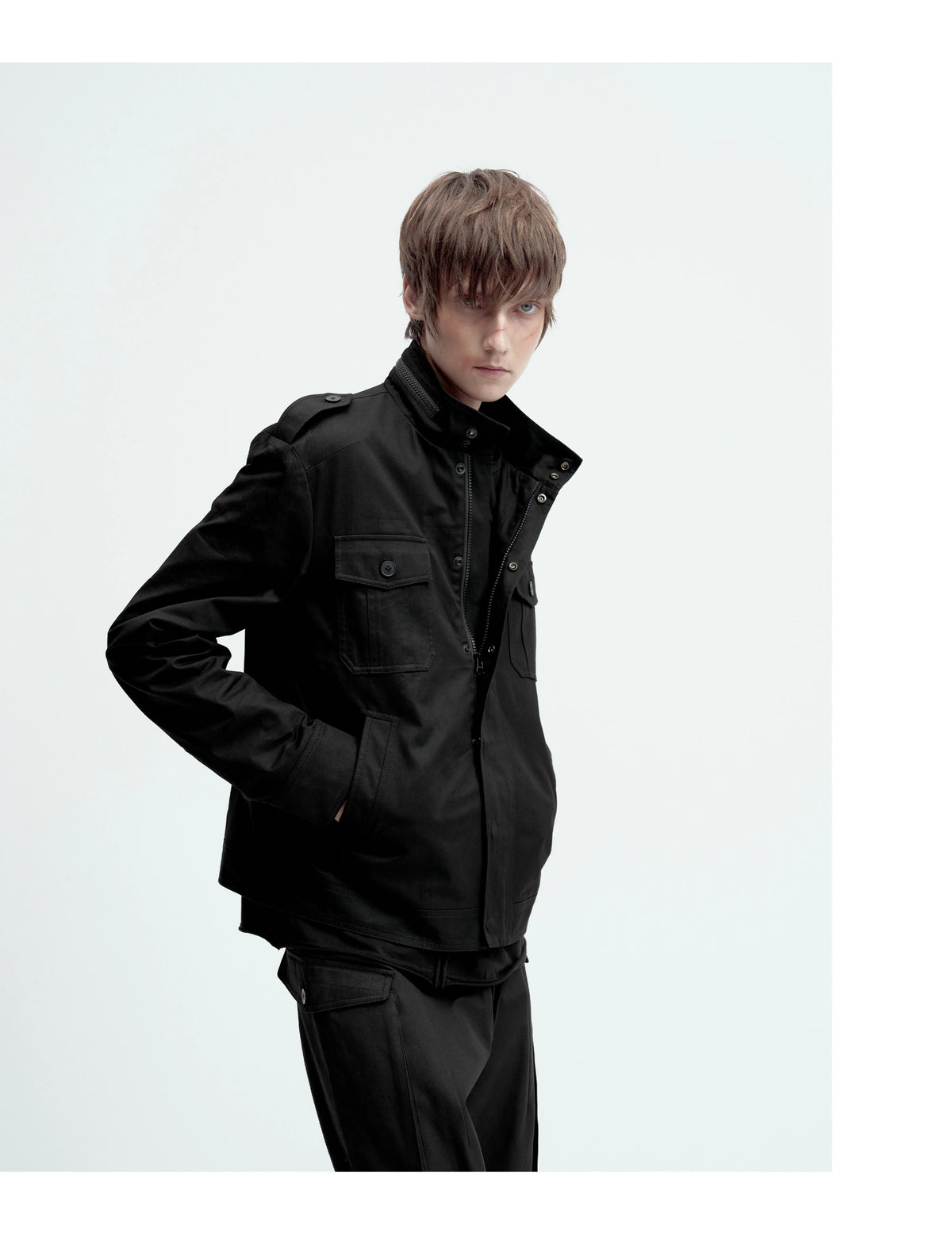 MERCERIZED COTTON WORK JACKET