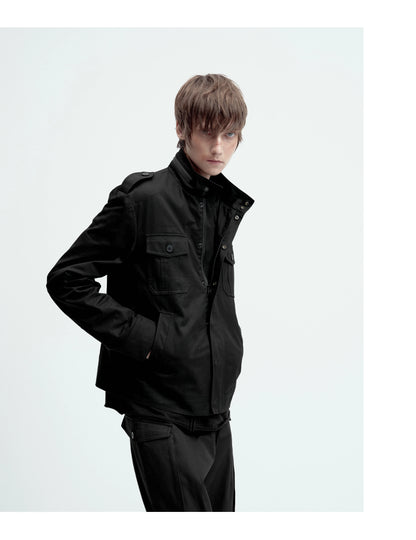MERCERIZED COTTON WORK JACKET