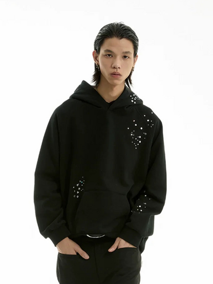 IRREGULAR BOA HOODED SWEATER