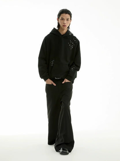 IRREGULAR BOA HOODED SWEATER