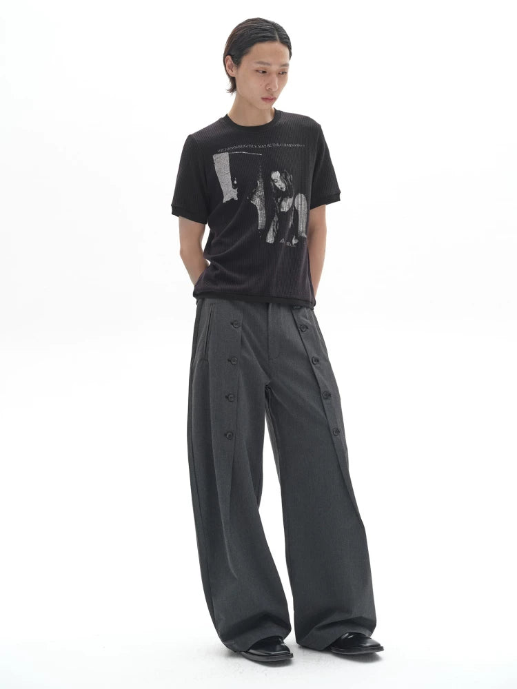 LIGHT ROCK PRINT T-SHIRT