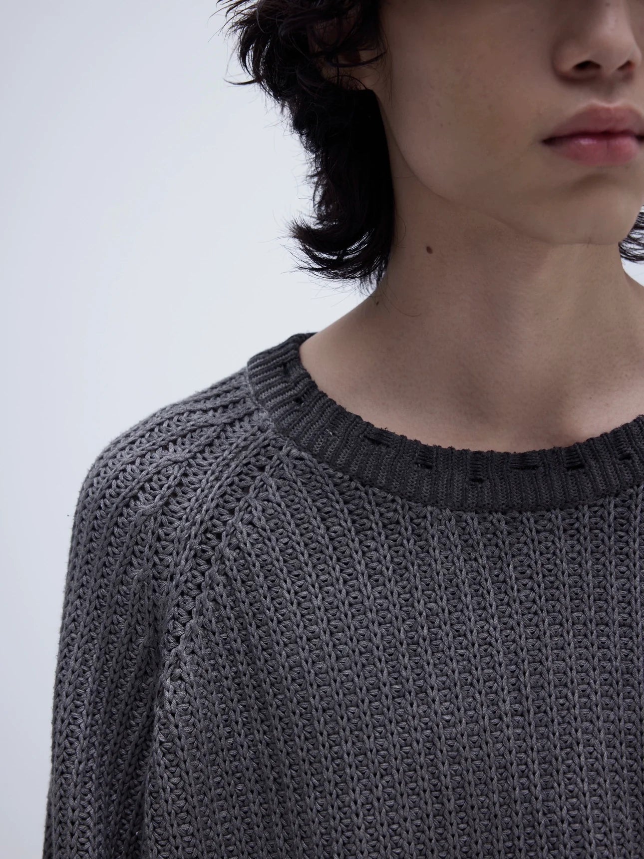 GRADIENT AGED KNIT SWEATER