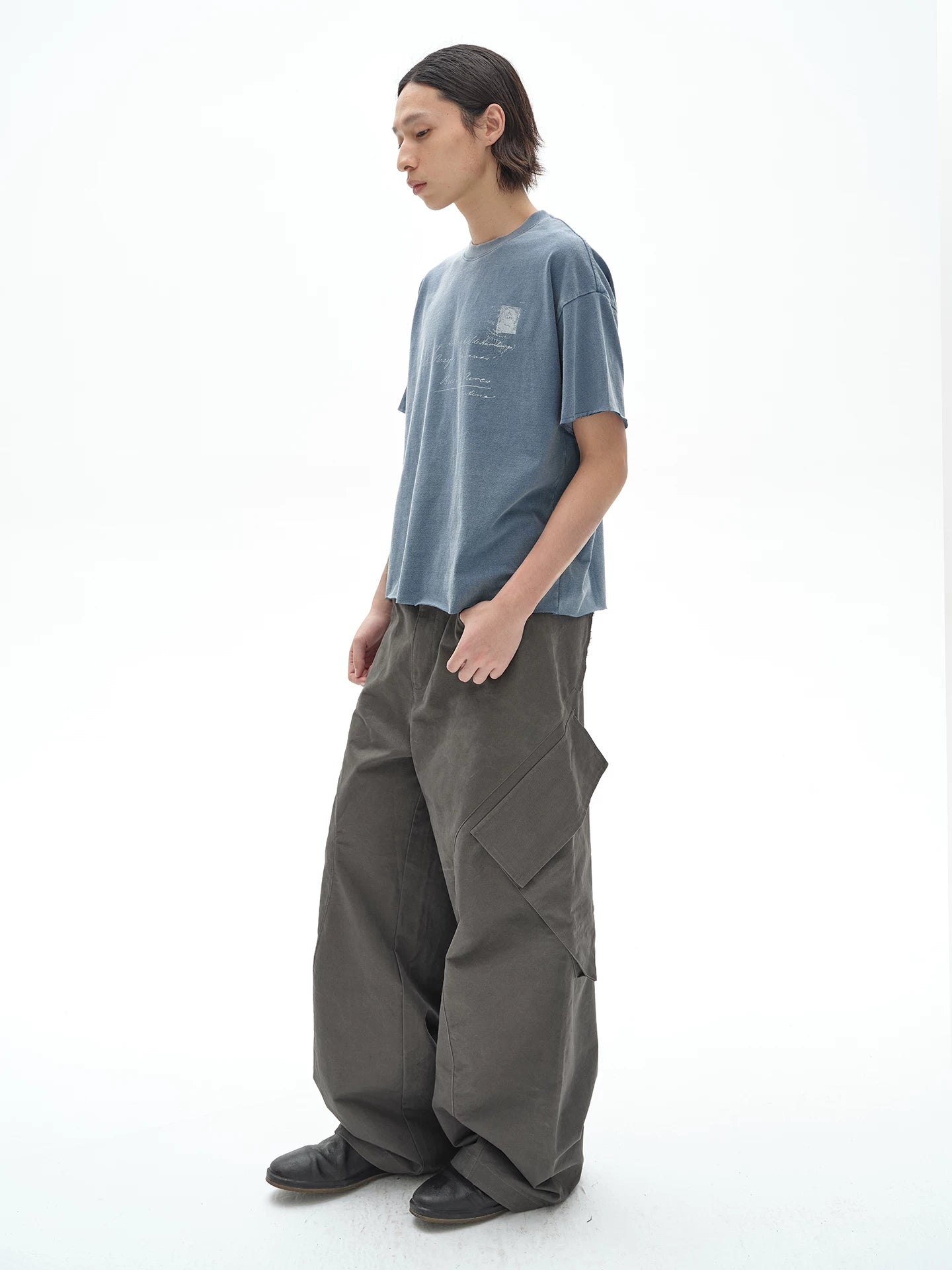 WASHED CARGO WORK PANTS