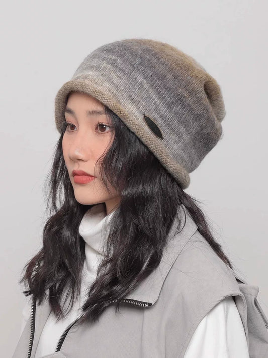 GRADIENT SLOUCH KNIT CAP 1