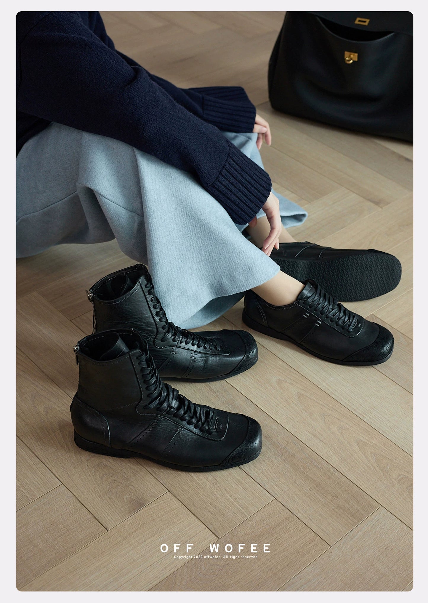 BLACK SUEDE BOXING SHOES