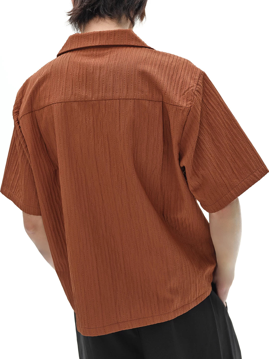 BOXY PLEATED SHIRT