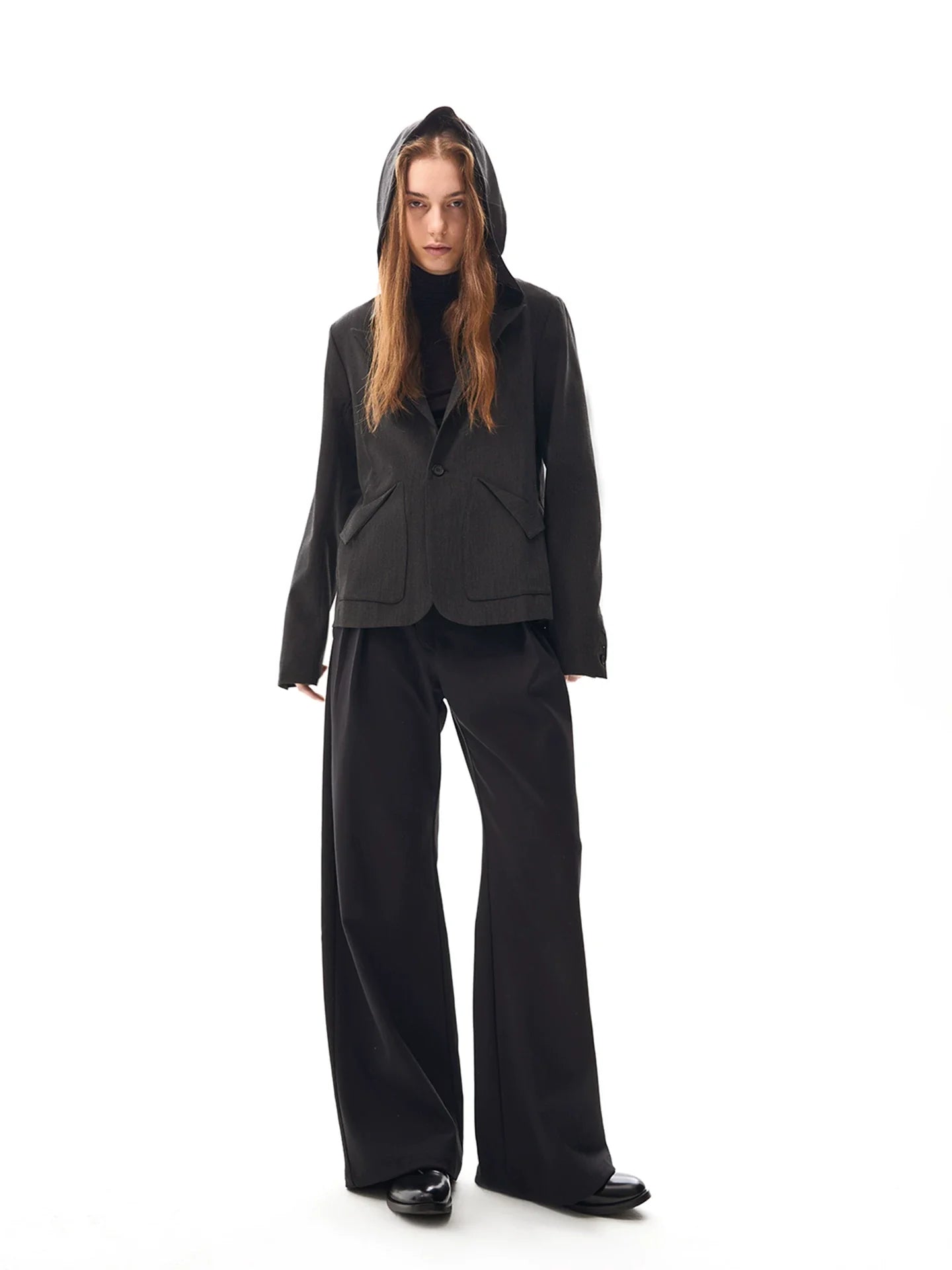 CASUAL HOODED JACKET SET