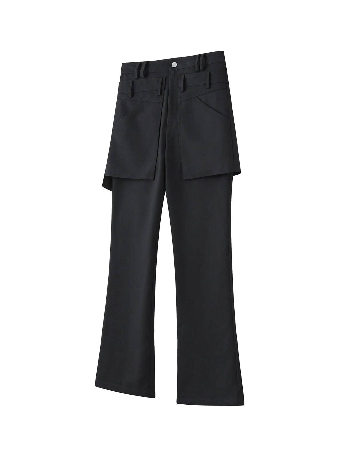 ASYMMETRICAL SKIRT-PANTS WITH FLARE