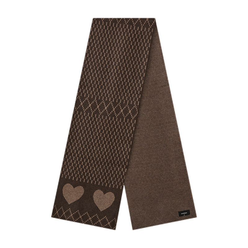 TEXTURED KNIT NECK SCARF