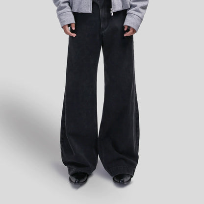 A-LINE WIDE LEG JEANS