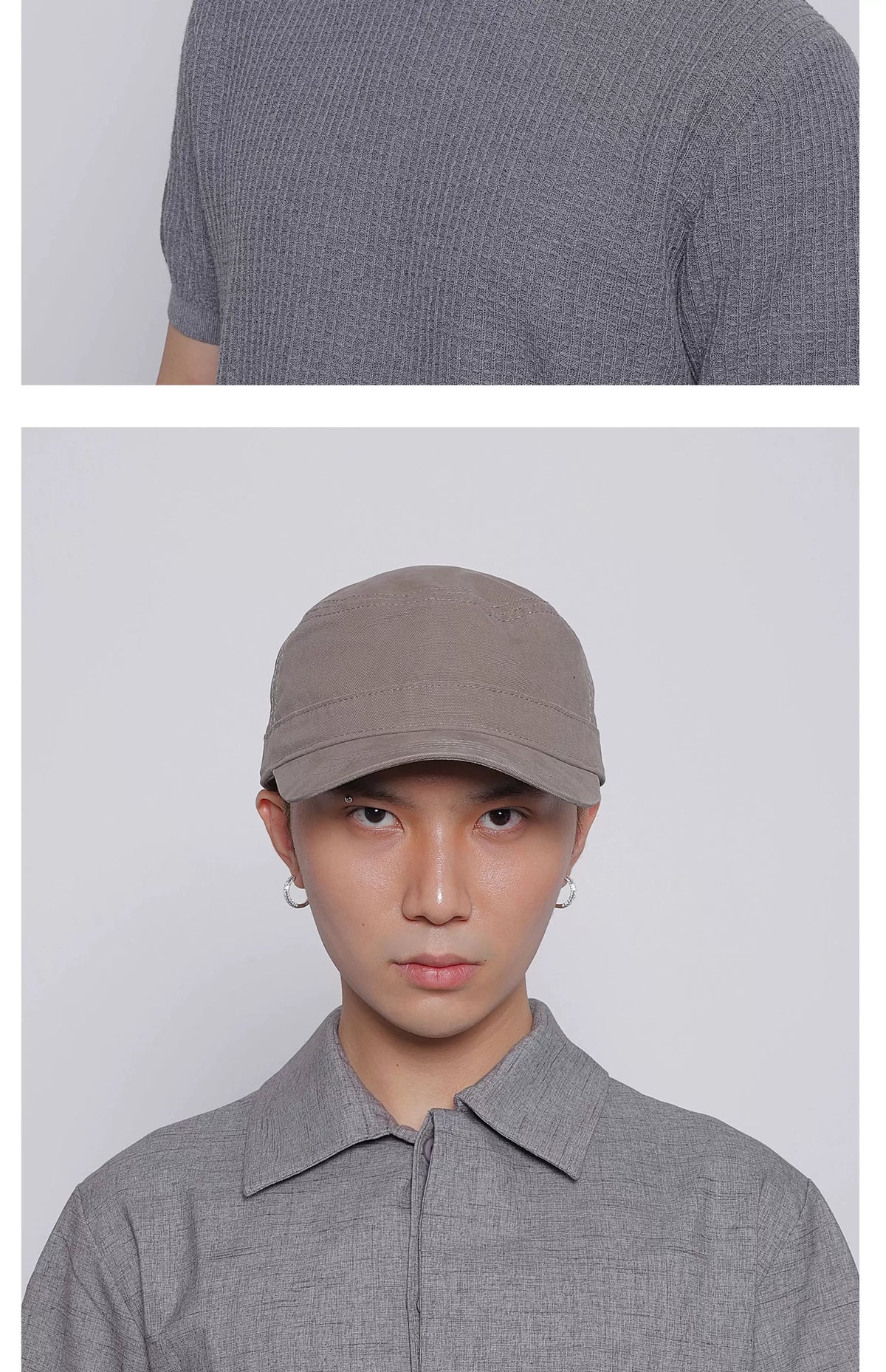 WASHED FLAT TOP CAP 18