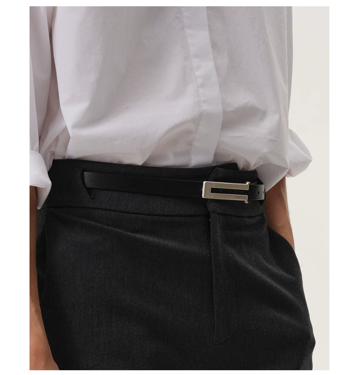 BAR KEY LEATHER BELT 12