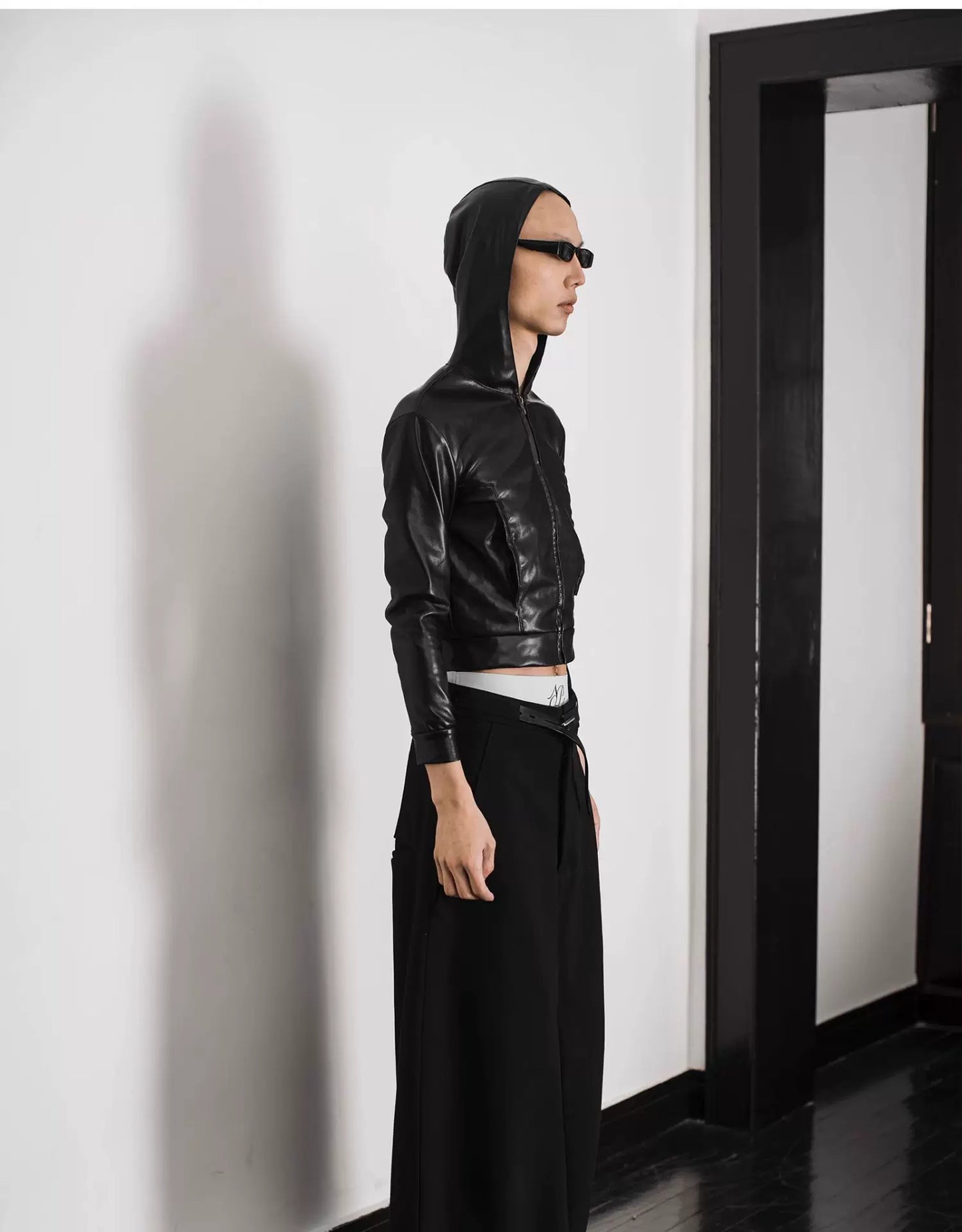 ULTRA HIGH-WAIST TRAPEZE PANTS