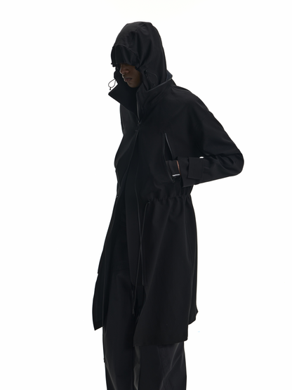 3-LAYER WINDBREAKER JACKET WITH HOOD