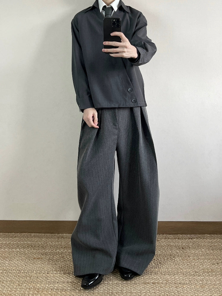 V-NECK LONG SLEEVE SHIRT