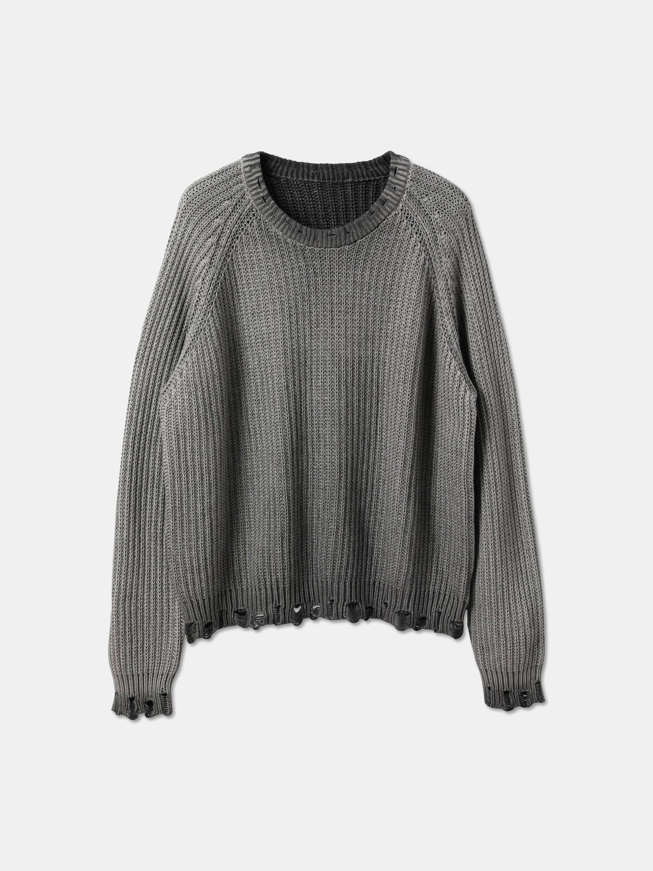 GRADIENT AGED KNIT SWEATER