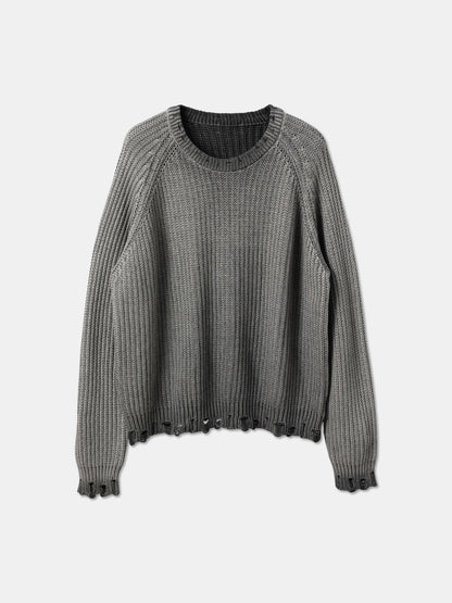 GRADIENT AGED KNIT SWEATER