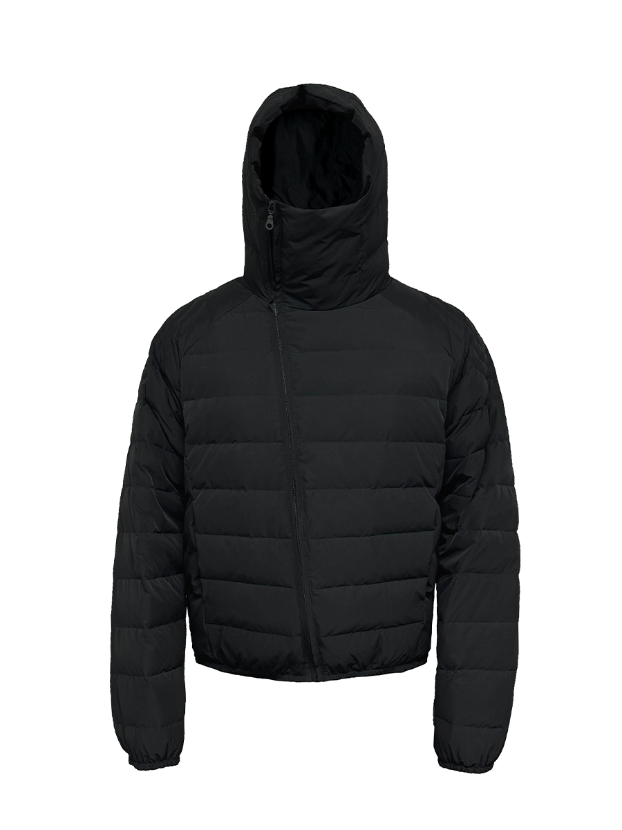 LIGHTWEIGHT HOODED DOWN JACKET