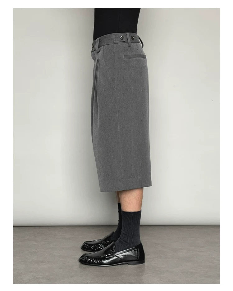 PLEATED CASUAL JORTS
