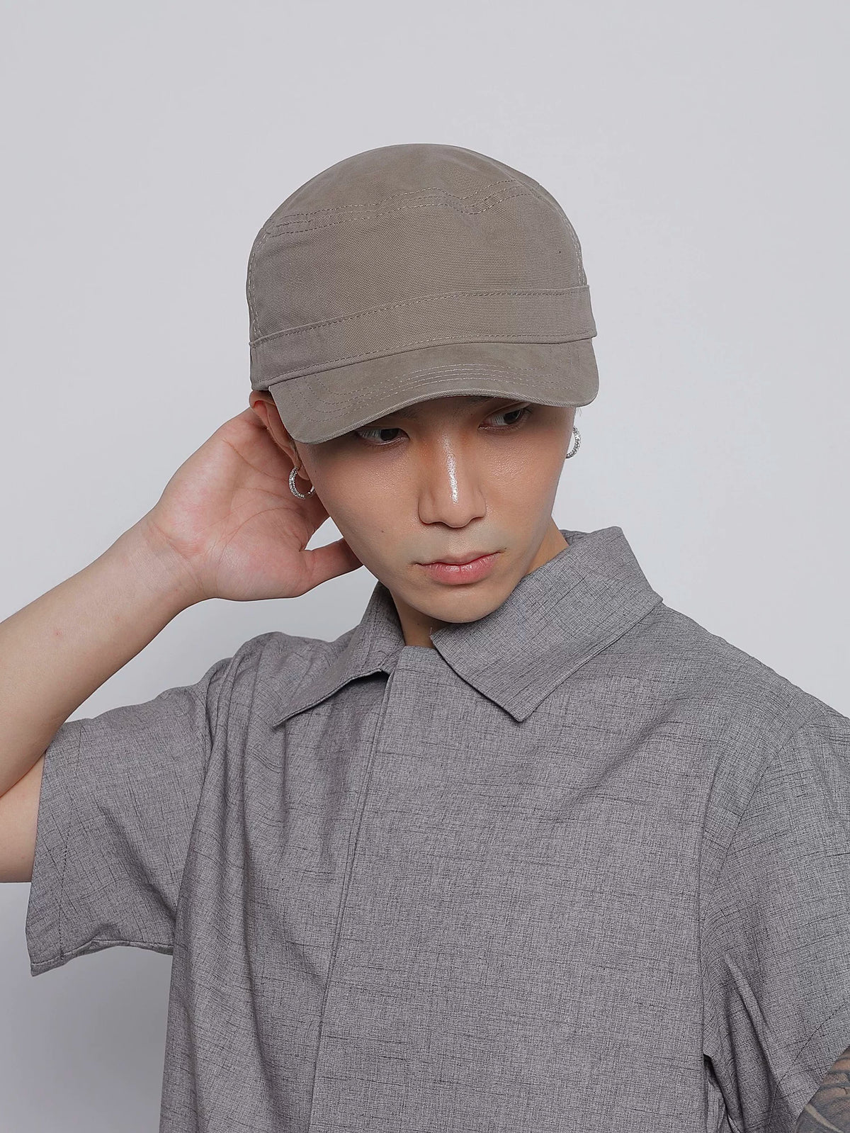 WASHED FLAT TOP CAP 2