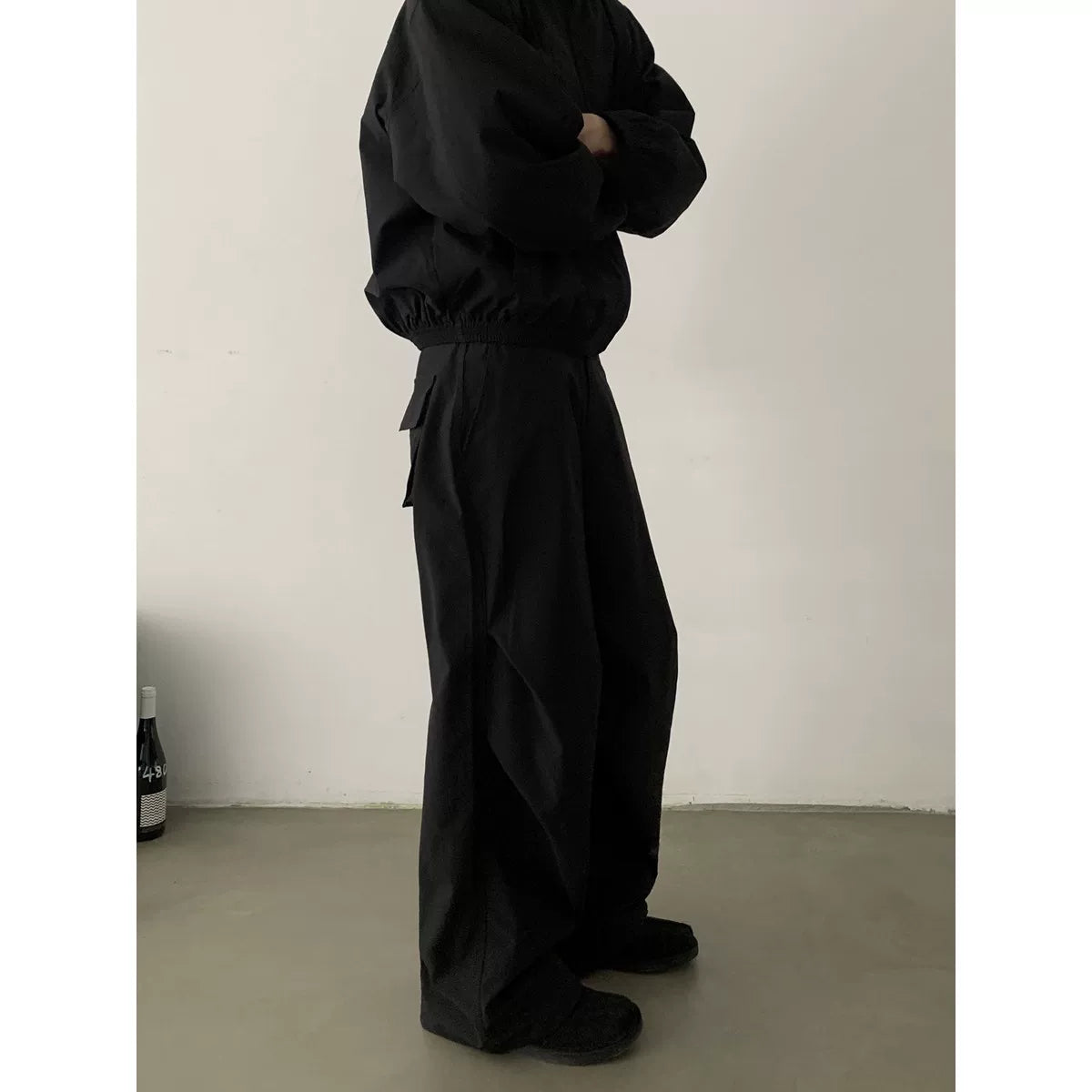 WIDE-LEG CARGO PANTS