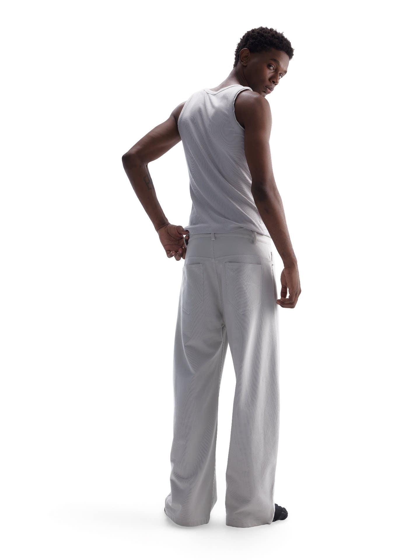 COTTON A-LINE SWEATPANTS