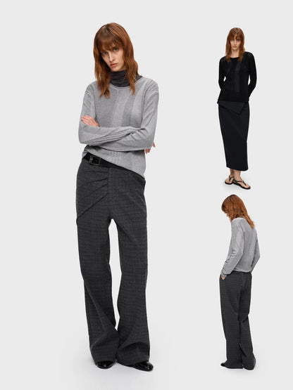 MIXED STITCH OPENWORK KNIT 7