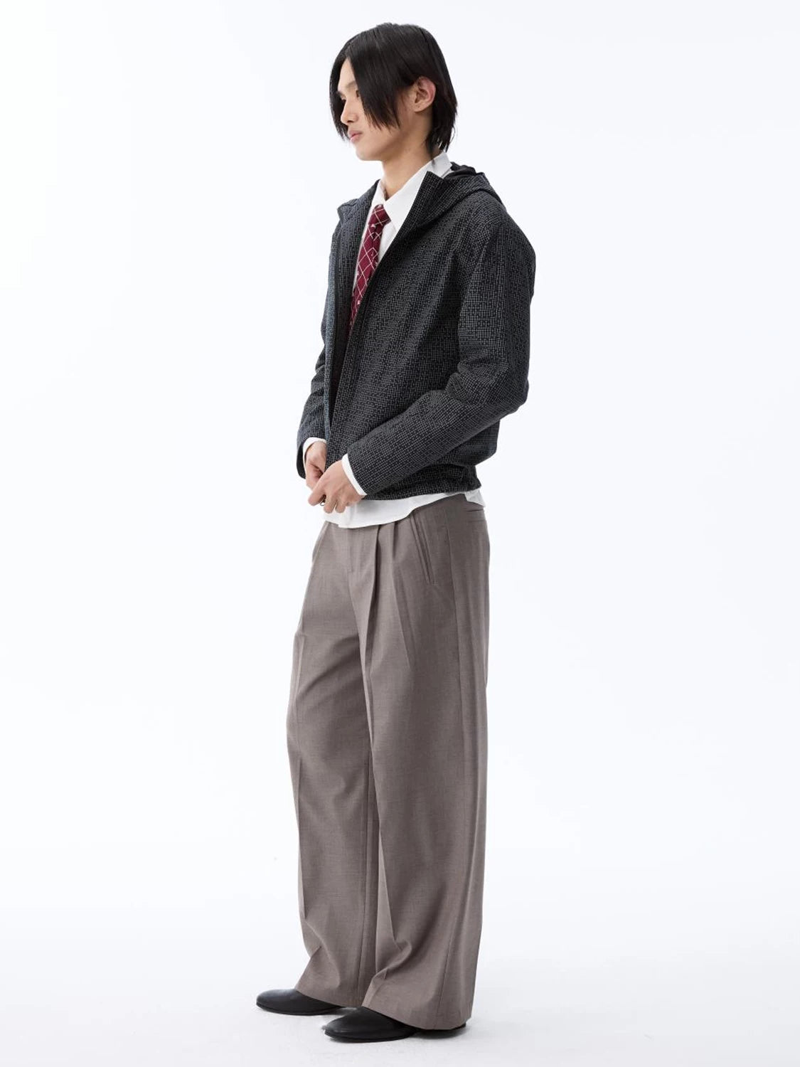 DECONSTRUCTED COATED OUTDOOR JACKET